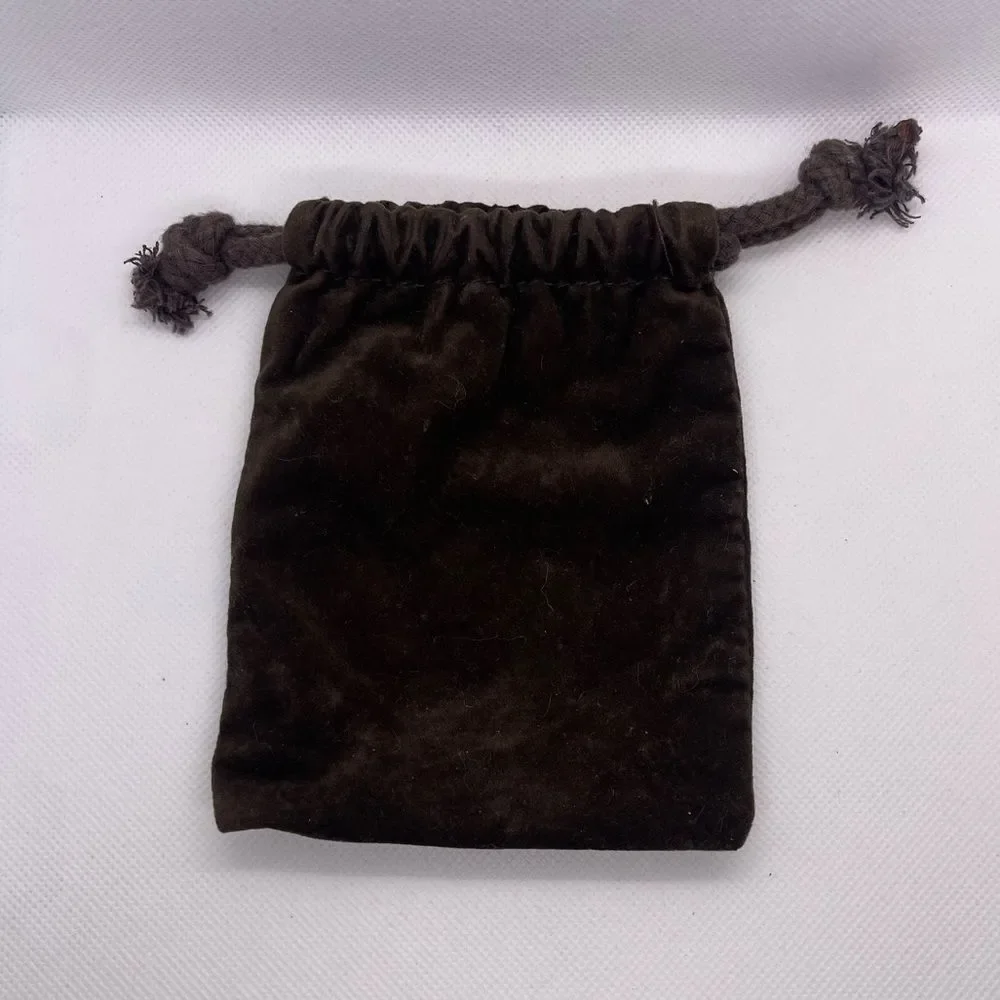 Michael Kors Velour Brown Gift Dust Bag 4” x 3” in.